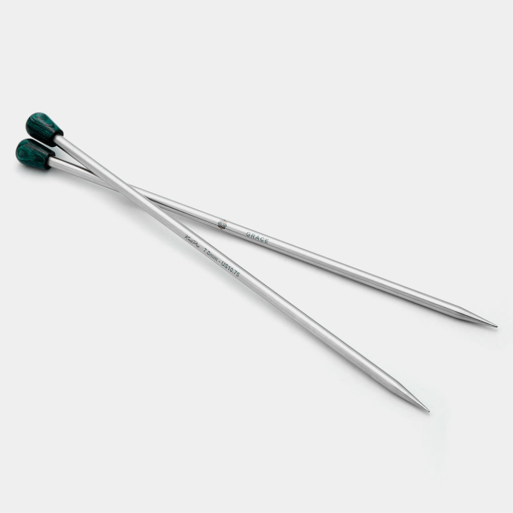 Mindful Collection Steel Knitting Needles | 25cm