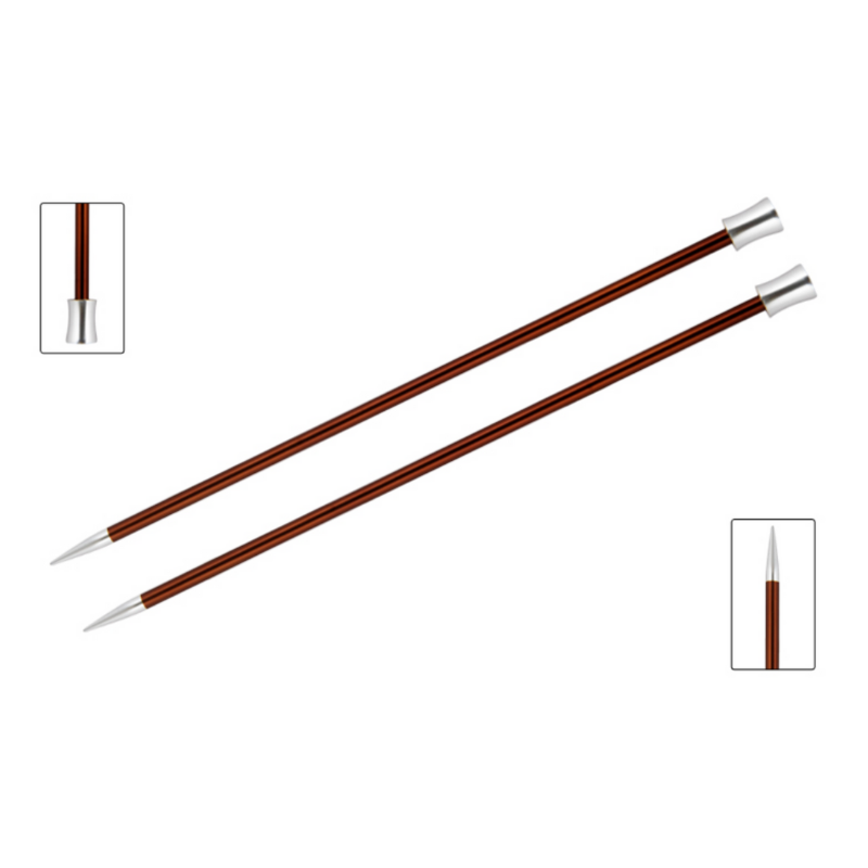 KnitPro Zing Knitting Needles | 30cm Single Point