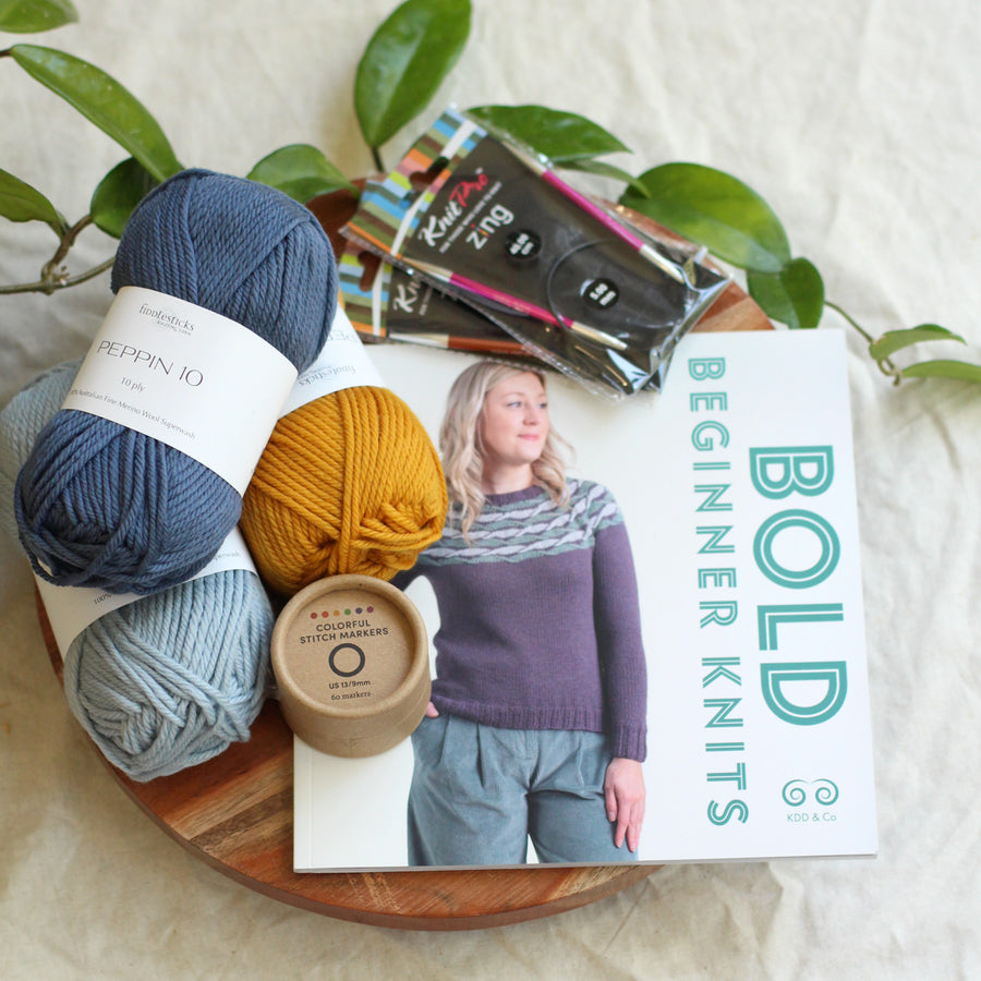 Beginner Knitter's Gift Set