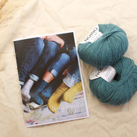 Lodestone Socks by Libby Jonson | Knitting Kit