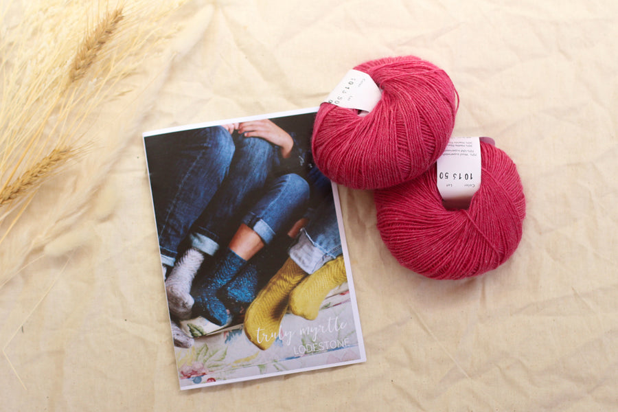 Lodestone Socks by Libby Jonson | Knitting Kit