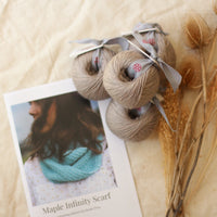 Maple Infinity Scarf Knitting Kit