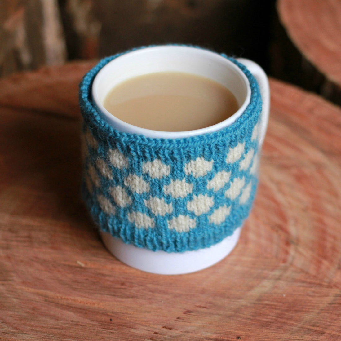 Darling Dots Mug Cosy | PDF Knitting Pattern