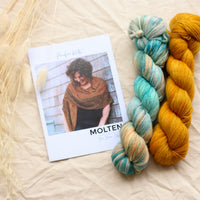 Molten Shawl by Libby Jonson | Knitting Kit