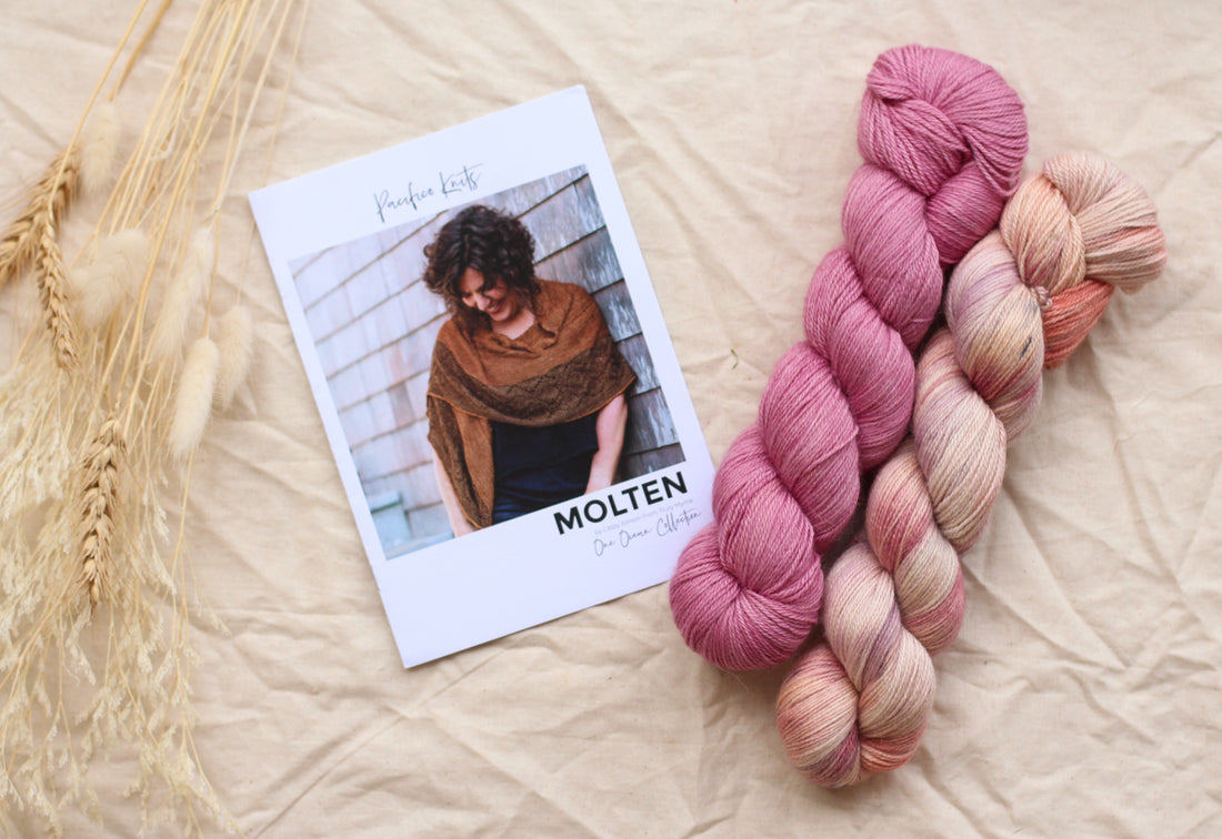 Molten Shawl by Libby Jonson | Knitting Kit