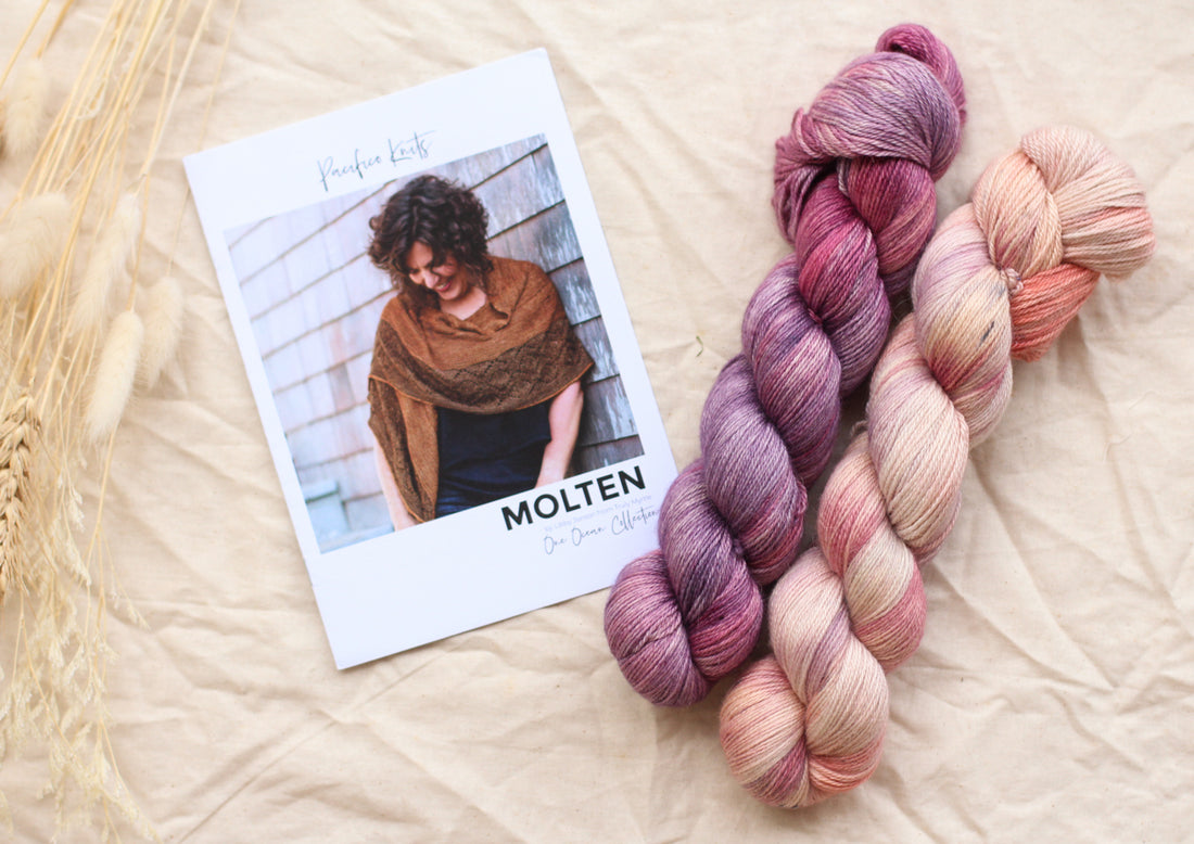 Molten Shawl by Libby Jonson | Knitting Kit