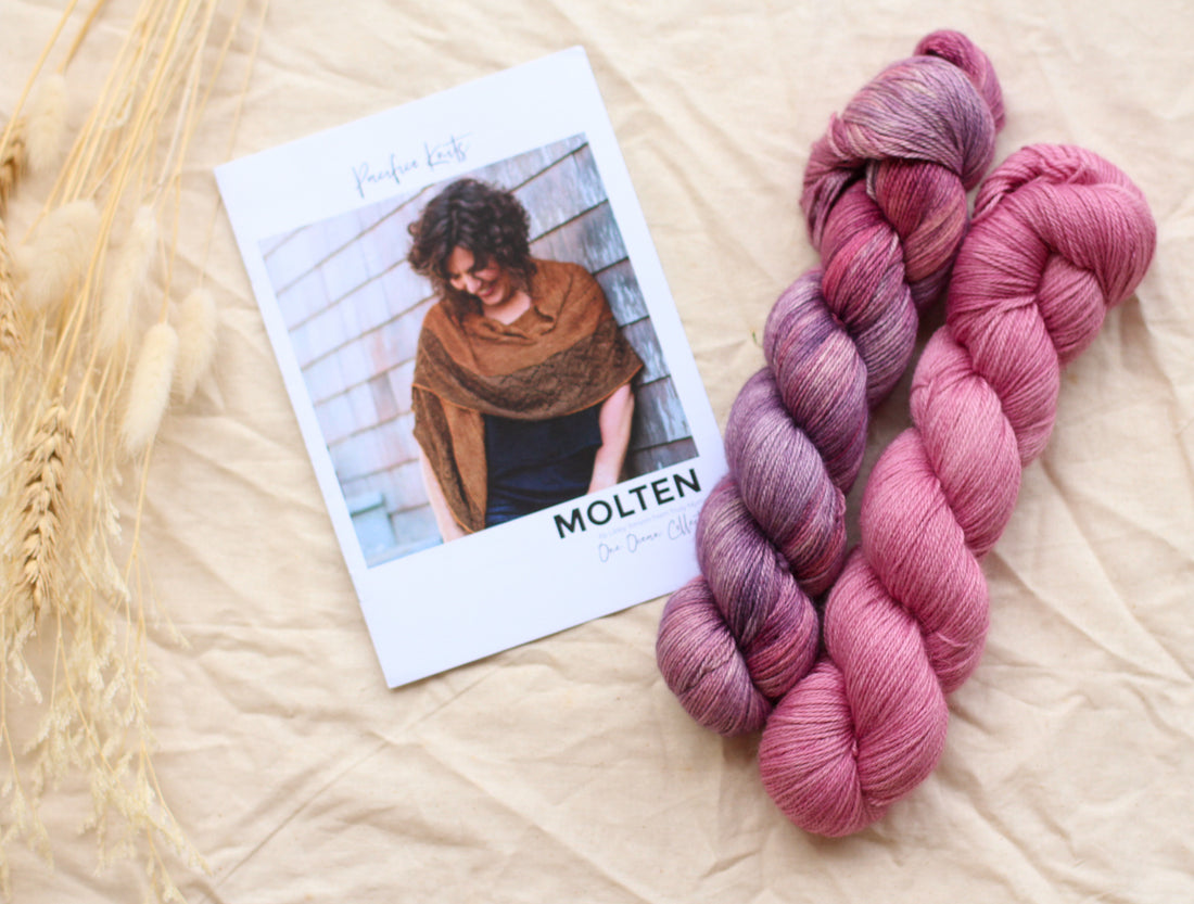 Molten Shawl by Libby Jonson | Knitting Kit